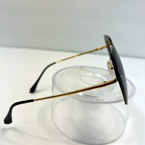 JOHN VARVANTOS LADIES GOLD METAL SUNGLASSES - Picture 4 of 11